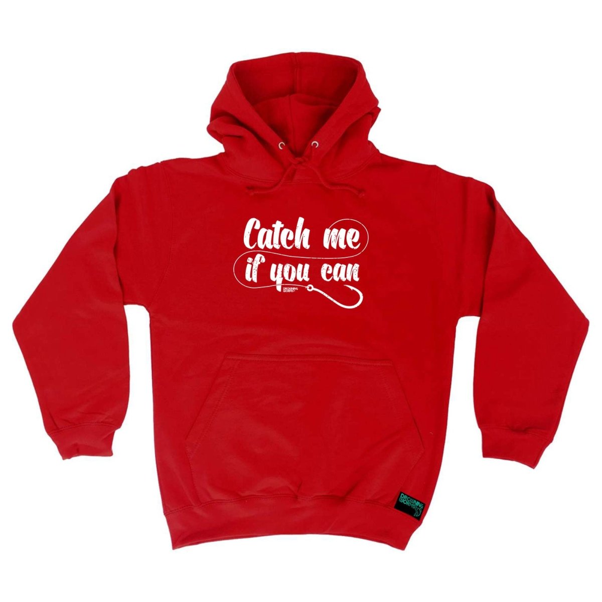 Animal Fishing Dw Catch Me If You Can - Funny Novelty Hoodies Hoodie - 123t Australia | Funny T-Shirts Mugs Novelty Gifts