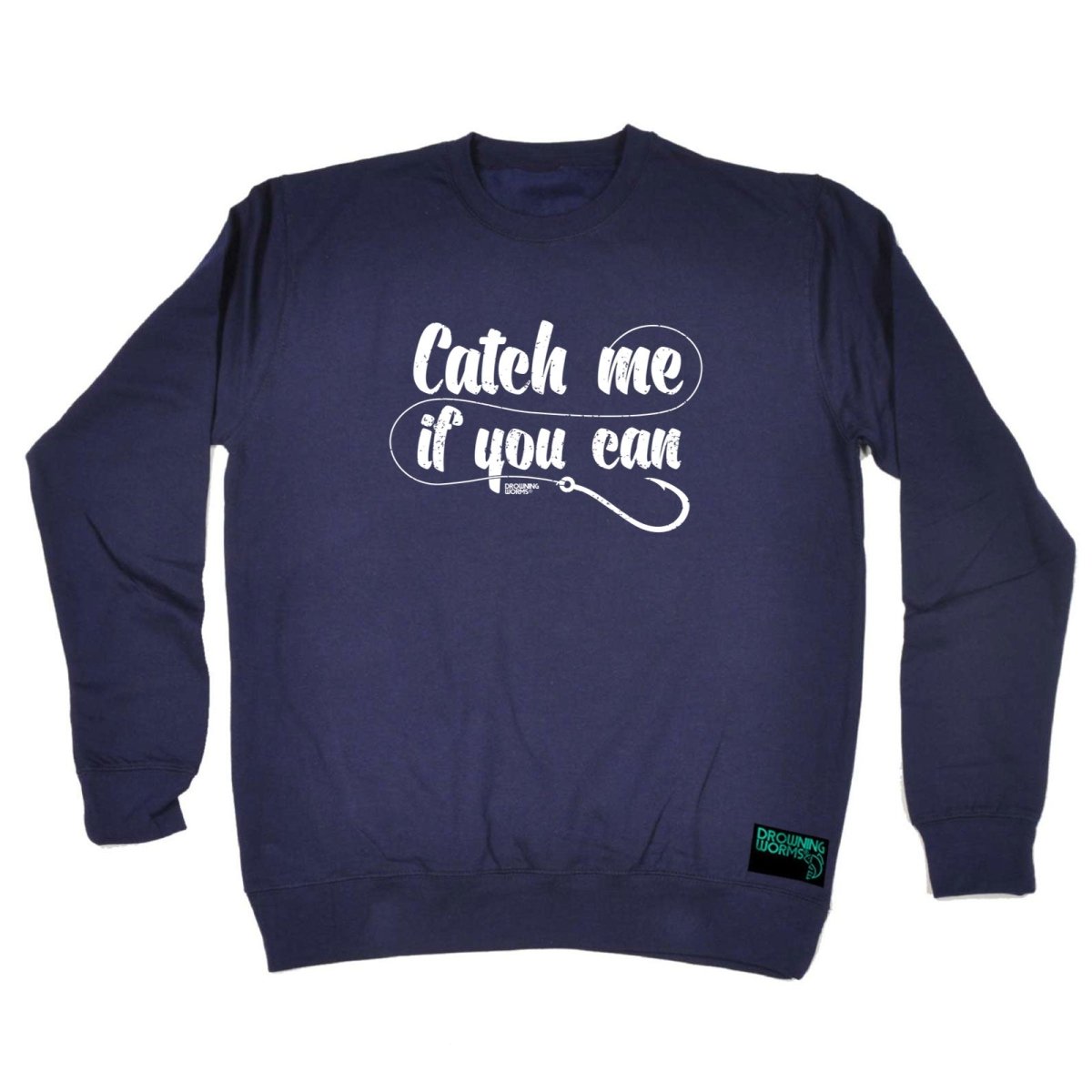 Animal Fishing Dw Catch Me If You Can - Funny Novelty Sweatshirt - 123t Australia | Funny T-Shirts Mugs Novelty Gifts