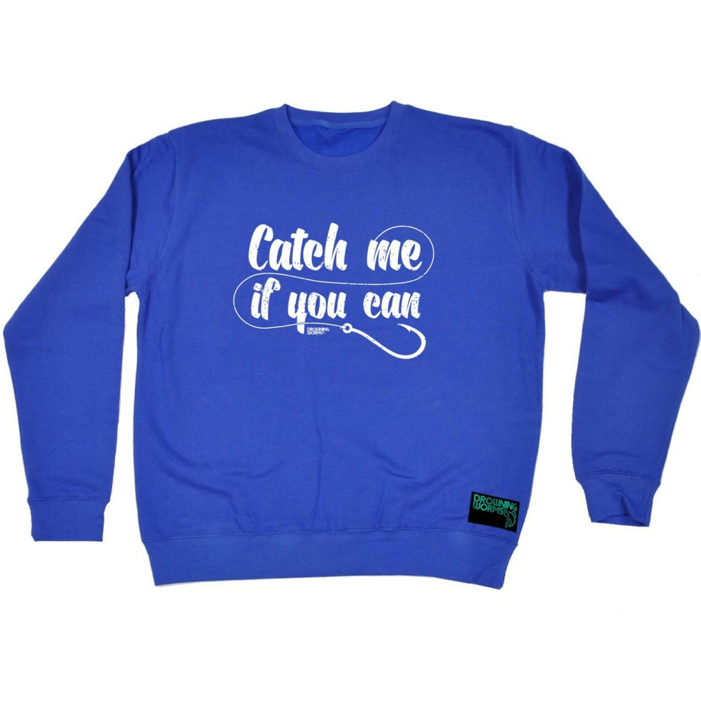 Animal Fishing Dw Catch Me If You Can - Funny Novelty Sweatshirt - 123t Australia | Funny T-Shirts Mugs Novelty Gifts