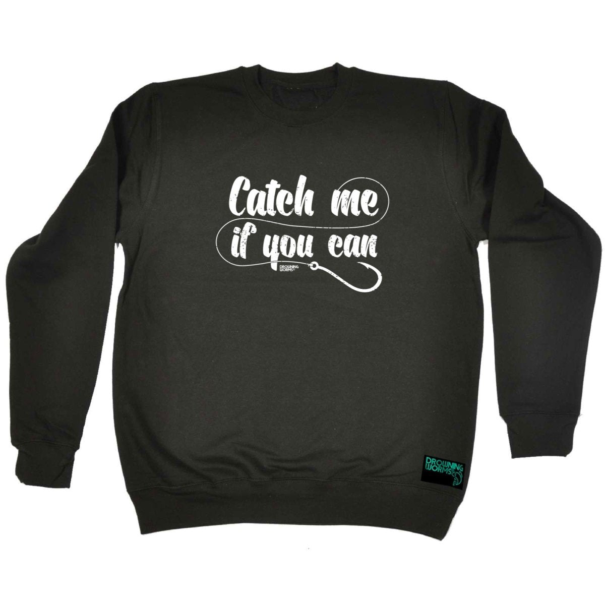 Animal Fishing Dw Catch Me If You Can - Funny Novelty Sweatshirt - 123t Australia | Funny T-Shirts Mugs Novelty Gifts