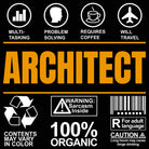 Architect Sarcastic Humour - Mens 123t Funny T-Shirt Tshirts