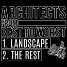 Architects From Best To Worst - Mens 123t Funny T-Shirt Tshirts