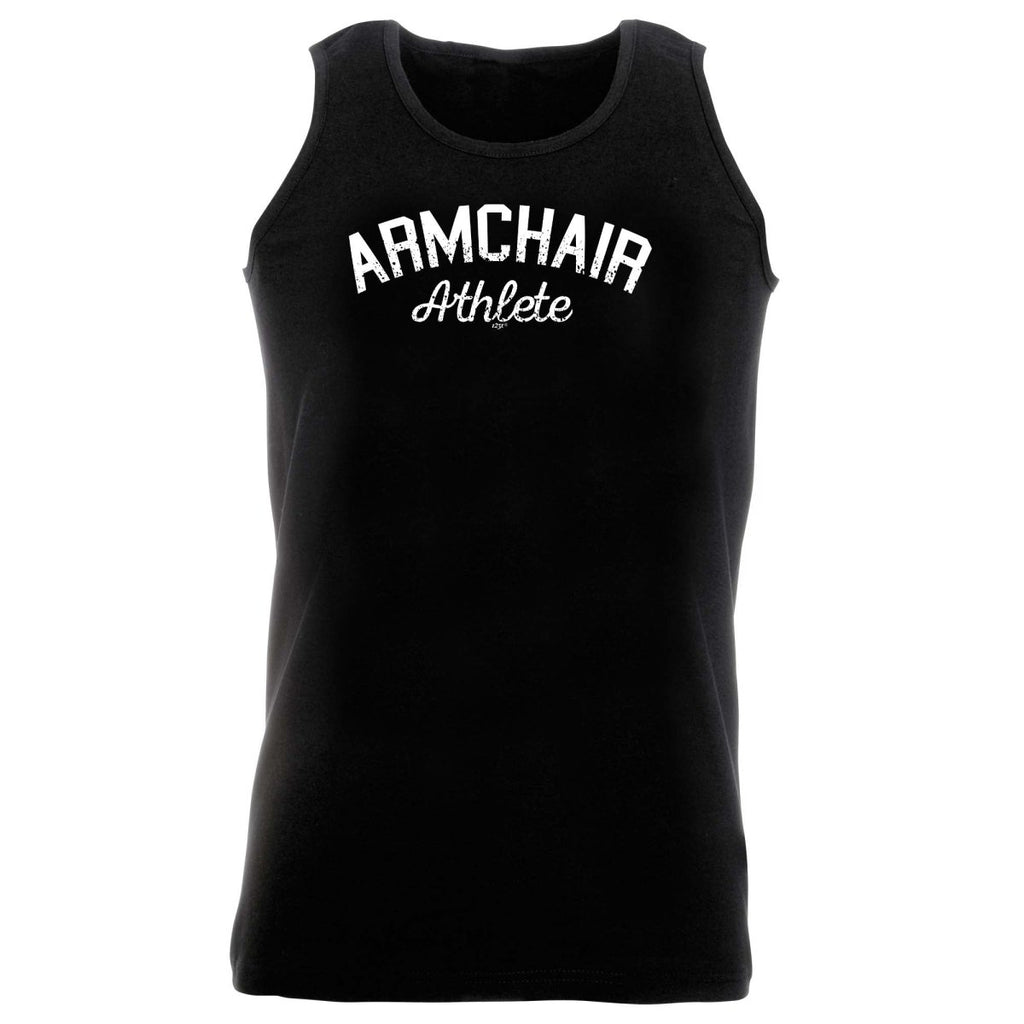Armchair Athlete - Funny Novelty Vest Singlet Unisex Tank Top - 123t Australia | Funny T-Shirts Mugs Novelty Gifts