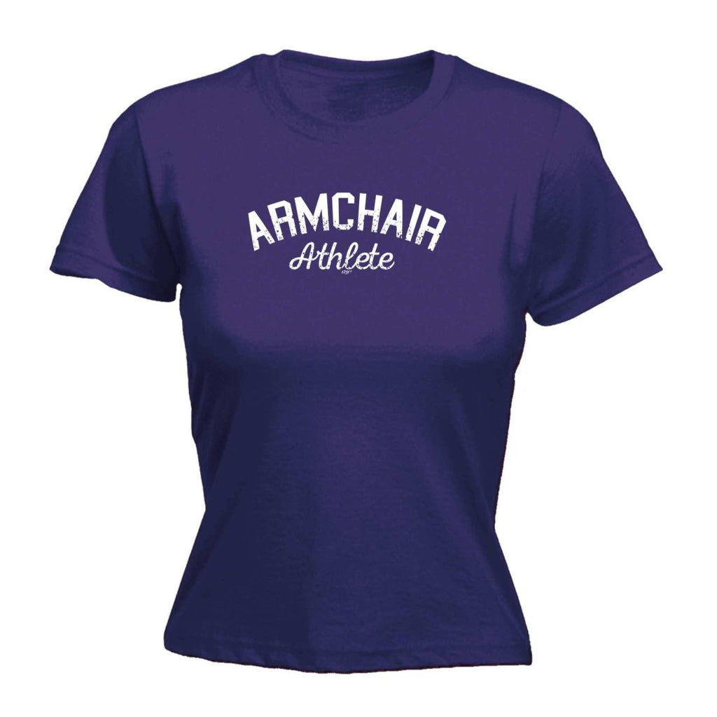 Armchair Athlete - Funny Novelty Womens T-Shirt T Shirt Tshirt - 123t Australia | Funny T-Shirts Mugs Novelty Gifts