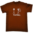 Armed Robbery Funny - Mens Funny T-Shirt Tshirts Tee Shirt - 123t Australia | Funny T-Shirts Mugs Novelty Gifts