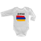 Armenia Country Flag Nationality - Babygrow Baby - 123t Australia | Funny T-Shirts Mugs Novelty Gifts