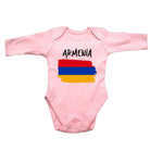 Armenia Country Flag Nationality - Babygrow Baby - 123t Australia | Funny T-Shirts Mugs Novelty Gifts