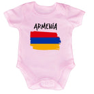 Armenia Country Flag Nationality - Babygrow Baby - 123t Australia | Funny T-Shirts Mugs Novelty Gifts