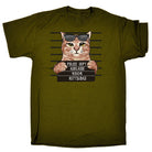 Arrested Kitty Bad Adealide Cat Kitten Pussy Cats - Mens Funny T-Shirt Tshirts Tee Shirt - 123t Australia | Funny T-Shirts Mugs Novelty Gifts