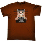 Arrested Kitty Bad Adealide Cat Kitten Pussy Cats - Mens Funny T-Shirt Tshirts Tee Shirt - 123t Australia | Funny T-Shirts Mugs Novelty Gifts