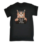 Arrested Kitty Bad Adealide Cat Kitten Pussy Cats - Mens Funny T-Shirt Tshirts Tee Shirt - 123t Australia | Funny T-Shirts Mugs Novelty Gifts