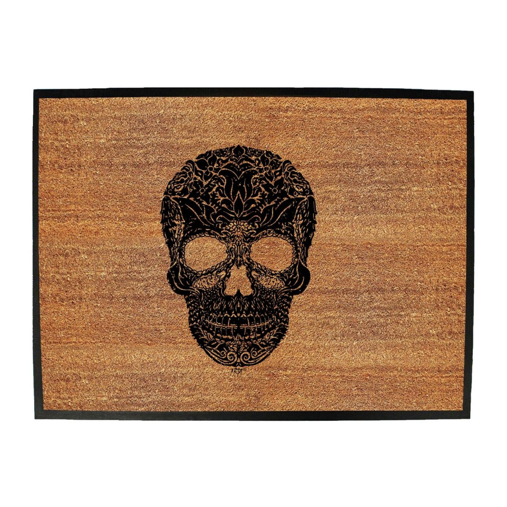 Artistic Skull - Funny Novelty Doormat Man Cave Floor mat - 123t Australia | Funny T-Shirts Mugs Novelty Gifts