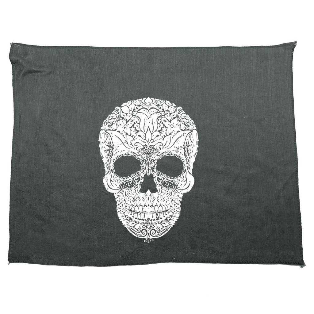 Artistic Skull - Funny Novelty Soft Sport Microfiber Towel - 123t Australia | Funny T-Shirts Mugs Novelty Gifts