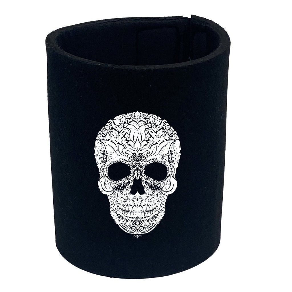Artistic Skull - Funny Novelty Stubby Holder - 123t Australia | Funny T-Shirts Mugs Novelty Gifts