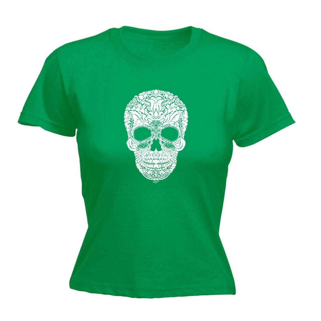 Artistic Skull - Funny Novelty Womens T-Shirt T Shirt Tshirt - 123t Australia | Funny T-Shirts Mugs Novelty Gifts