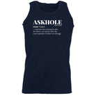 Askhole Noun - Funny Novelty Vest Singlet Unisex Tank Top - 123t Australia | Funny T-Shirts Mugs Novelty Gifts