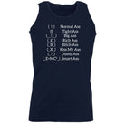 Ass Types - Funny Novelty Vest Singlet Unisex Tank Top - 123t Australia | Funny T-Shirts Mugs Novelty Gifts