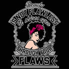 Beauty Is Not Flawless It Shines - Mens 123t Funny T-Shirt Tshirts