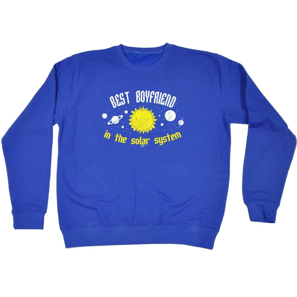 Best Boyfriend Solar System - Funny Novelty Sweatshirt - 123t Australia | Funny T-Shirts Mugs Novelty Gifts