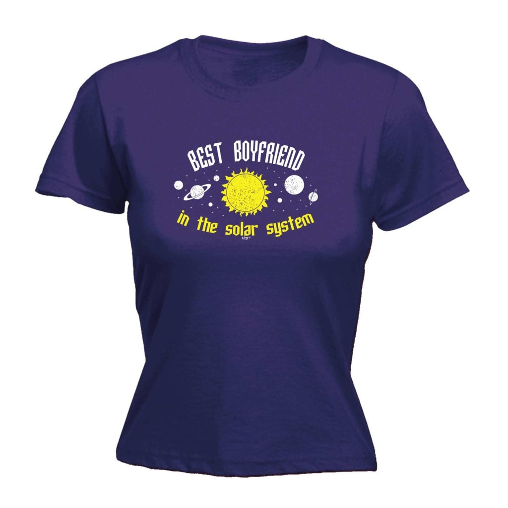 Best Boyfriend Solar System - Funny Novelty Womens T-Shirt T Shirt Tshirt - 123t Australia | Funny T-Shirts Mugs Novelty Gifts