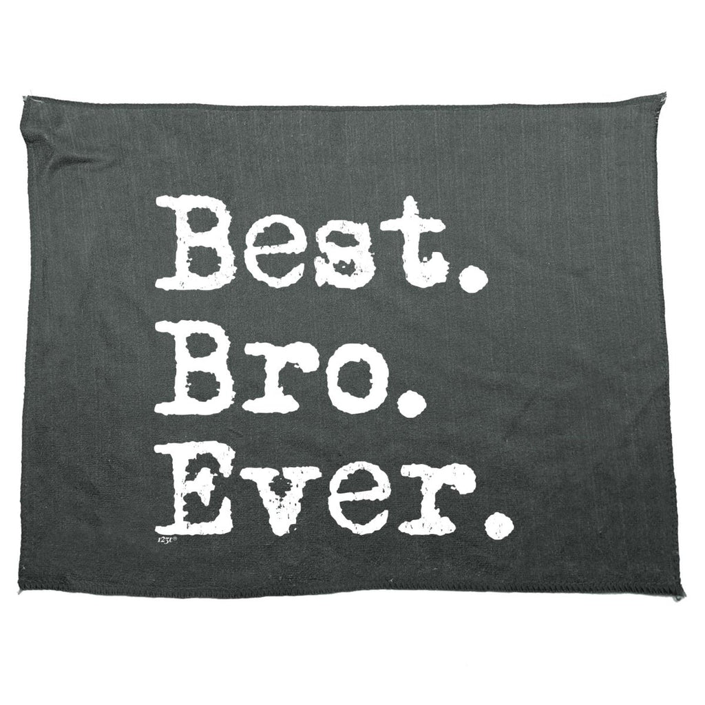 Best Bro Ever Brother - Funny Novelty Soft Sport Microfiber Towel - 123t Australia | Funny T-Shirts Mugs Novelty Gifts