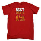 Best Buckin Dad Ever Deer - Mens Funny T-Shirt Tshirts - 123t Australia | Funny T-Shirts Mugs Novelty Gifts