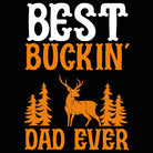 Best Buckin Dad Ever Deer - Mens Funny T-Shirt Tshirts - 123t Australia | Funny T-Shirts Mugs Novelty Gifts