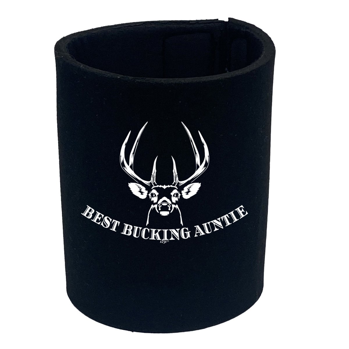 Best Bucking Auntie - Funny Novelty Stubby Holder - 123t Australia | Funny T-Shirts Mugs Novelty Gifts