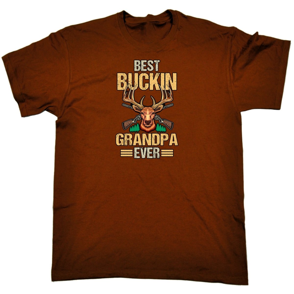 Best Bucking Grandpa Ever - Mens Funny T-Shirt Tshirts Tee Shirt - 123t Australia | Funny T-Shirts Mugs Novelty Gifts