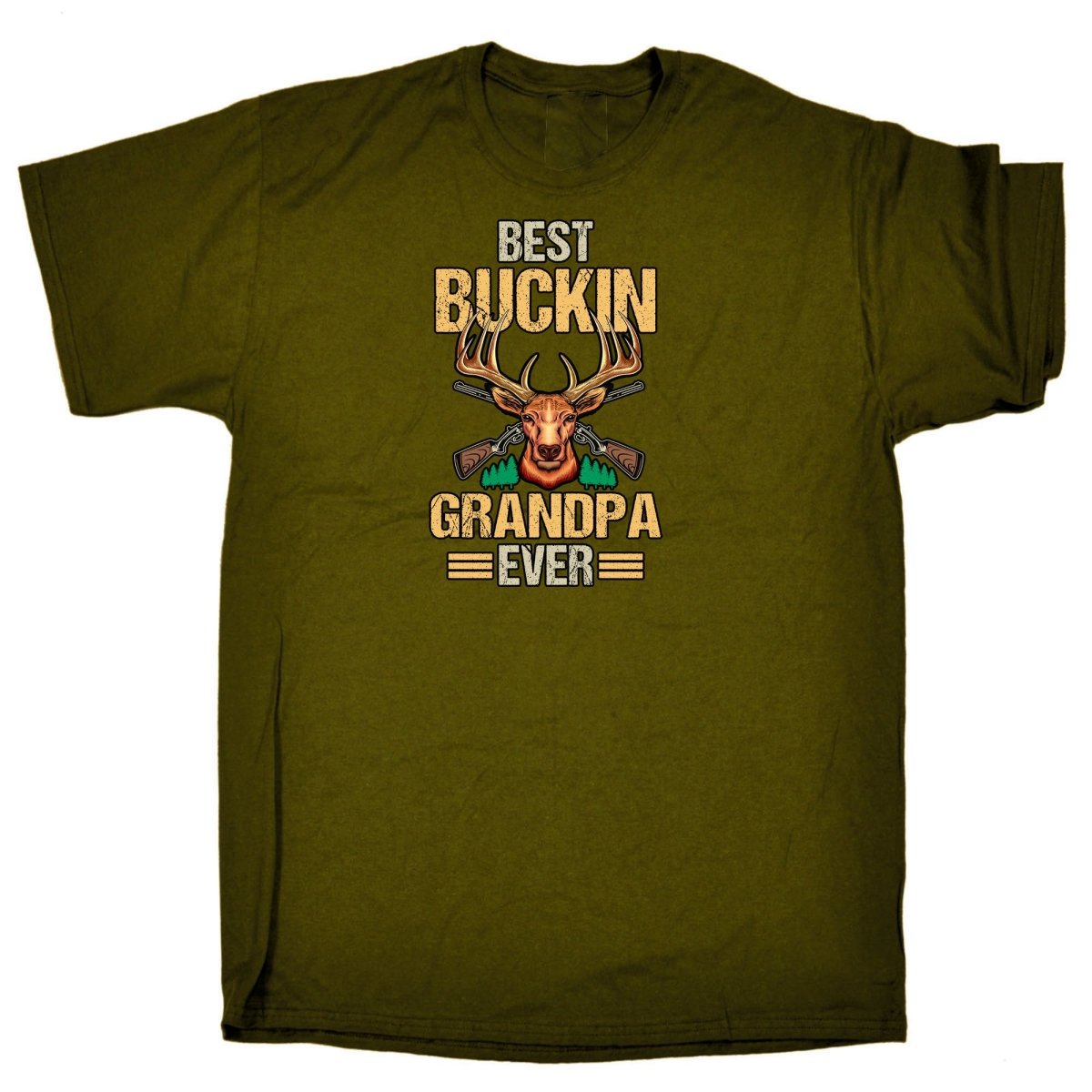 Best Bucking Grandpa Ever - Mens Funny T-Shirt Tshirts Tee Shirt - 123t Australia | Funny T-Shirts Mugs Novelty Gifts