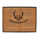 Best Bucking Uncle - Funny Novelty Doormat Man Cave Floor mat - 123t Australia | Funny T-Shirts Mugs Novelty Gifts