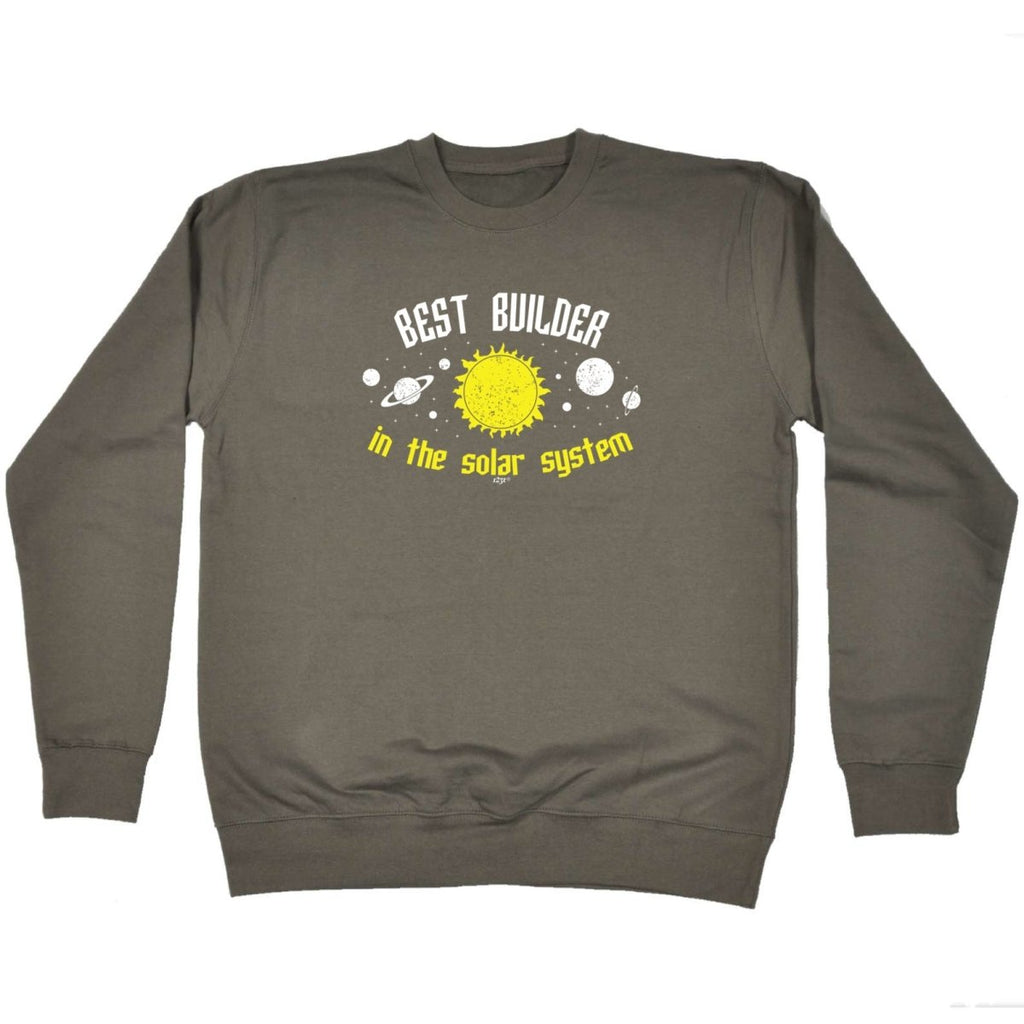 Best Builder Solar System - Funny Novelty Sweatshirt - 123t Australia | Funny T-Shirts Mugs Novelty Gifts