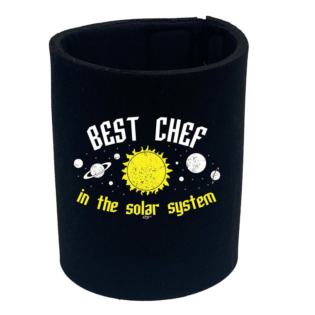 Best Chef Solar System - Funny Novelty Stubby Holder - 123t Australia | Funny T-Shirts Mugs Novelty Gifts
