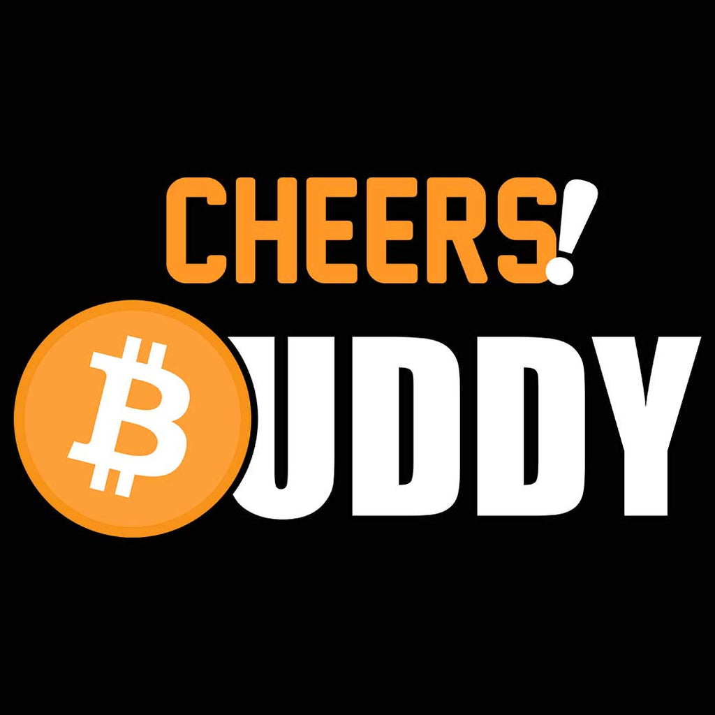 Bitcoin Buddy With Crypto Currency - Mens 123t Funny T-Shirt Tshirts