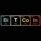 Bitcoin Periodic Table Cryptocurrency - Mens 123t Funny T-Shirt Tshirts