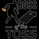 Boss Of The Toss Cornhole - Mens 123t Funny T-Shirt Tshirts