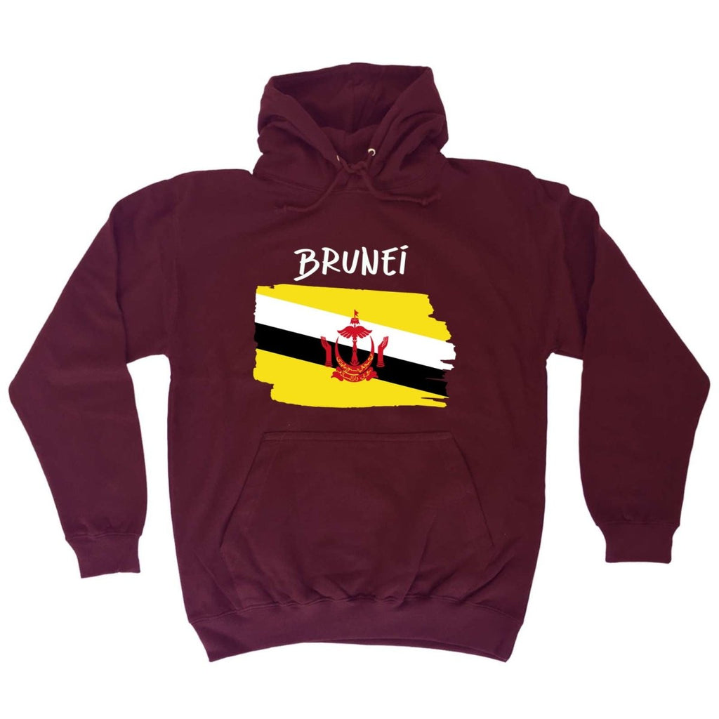 Brunei Country Flag Nationality - Hoodies Hoodie - 123t Australia | Funny T-Shirts Mugs Novelty Gifts
