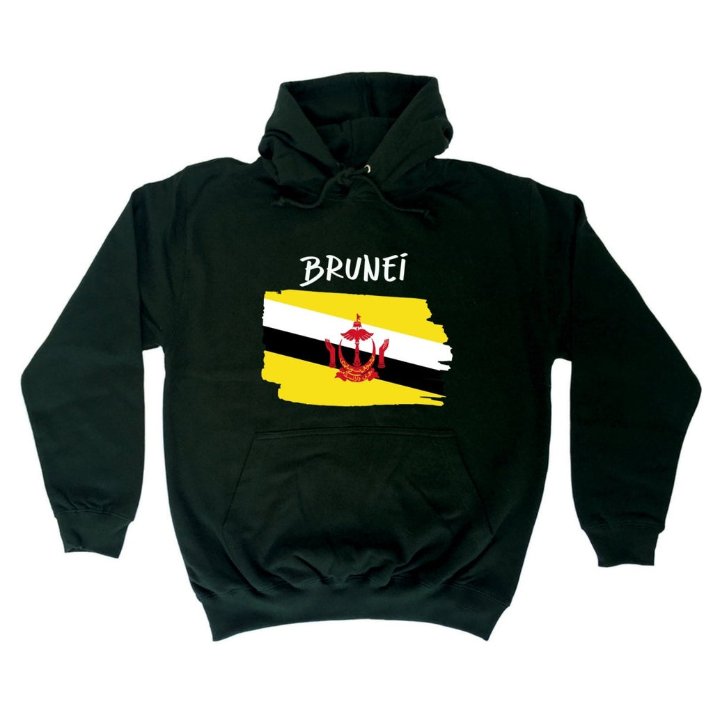 Brunei Country Flag Nationality - Hoodies Hoodie - 123t Australia | Funny T-Shirts Mugs Novelty Gifts