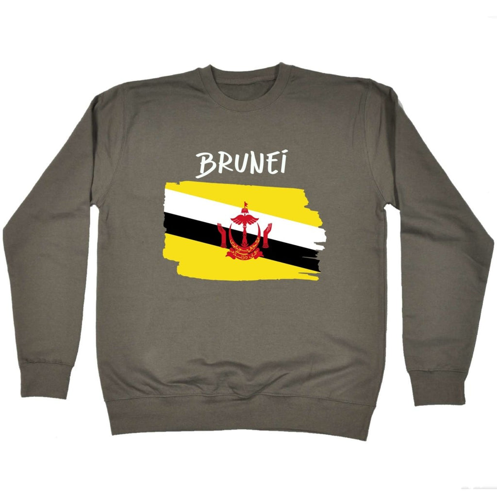 Brunei Country Flag Nationality - Sweatshirt - 123t Australia | Funny T-Shirts Mugs Novelty Gifts