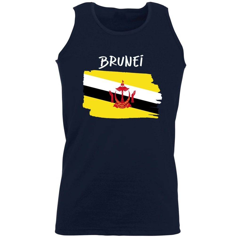 Brunei Country Flag Nationality - Vest Singlet Unisex Tank Top - 123t Australia | Funny T-Shirts Mugs Novelty Gifts