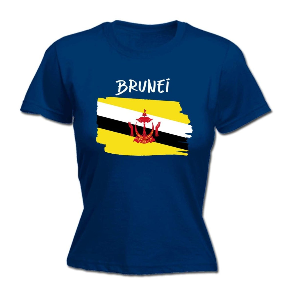 Brunei Country Flag Nationality - Womens T-Shirt T Shirt Tshirt - 123t Australia | Funny T-Shirts Mugs Novelty Gifts