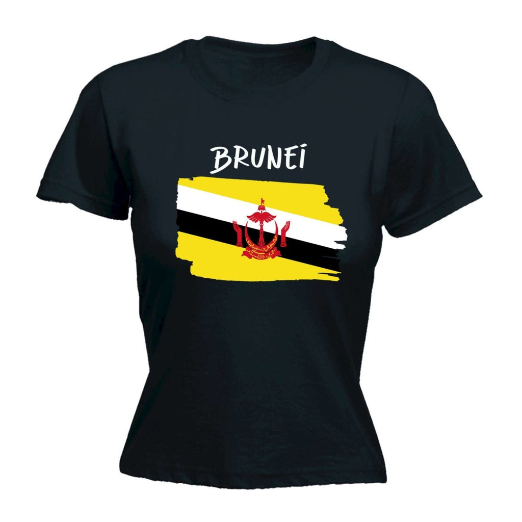 Brunei Country Flag Nationality - Womens T-Shirt T Shirt Tshirt - 123t Australia | Funny T-Shirts Mugs Novelty Gifts