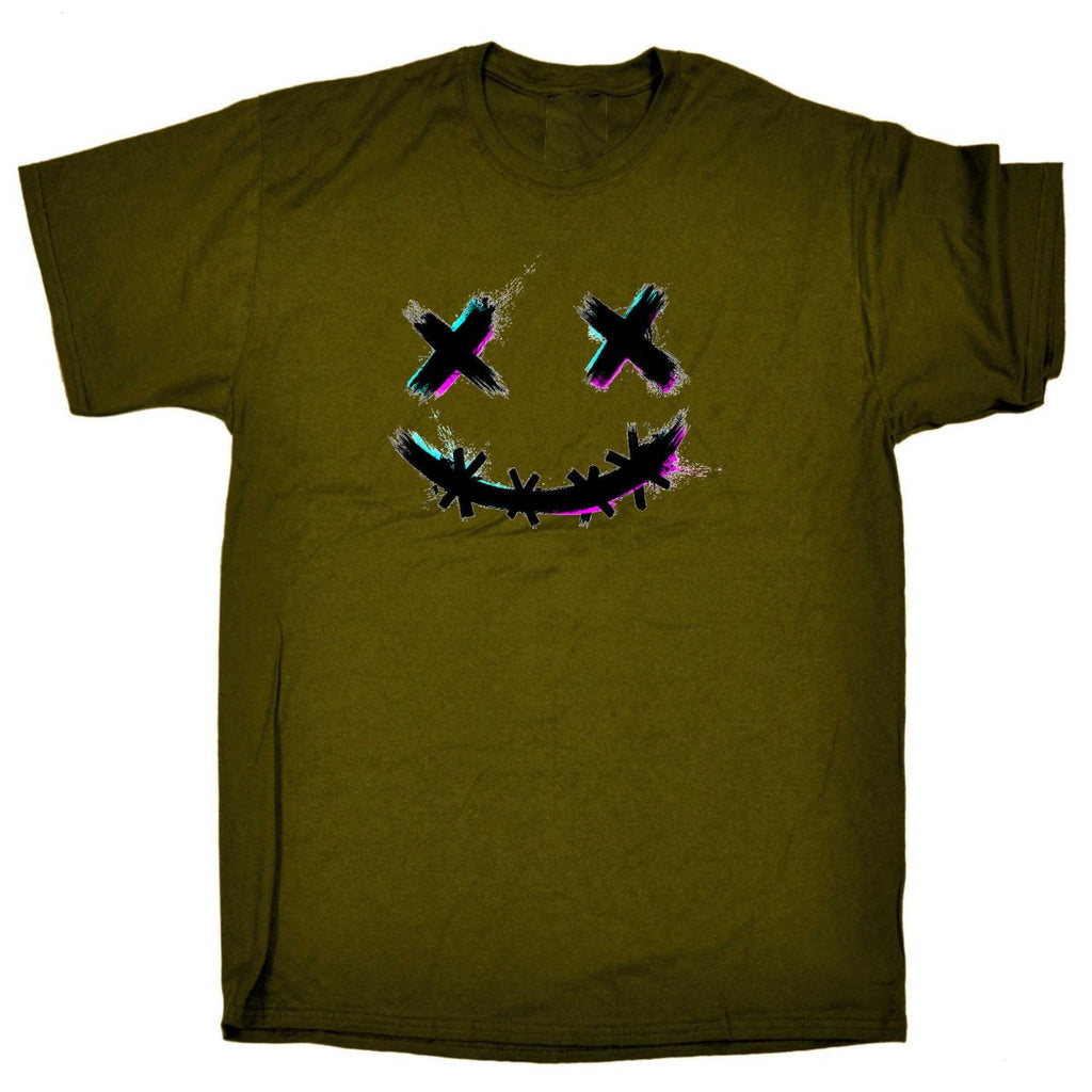 Brush Stroke Smile Fashion - Mens Funny T-Shirt Tshirts - 123t Australia | Funny T-Shirts Mugs Novelty Gifts