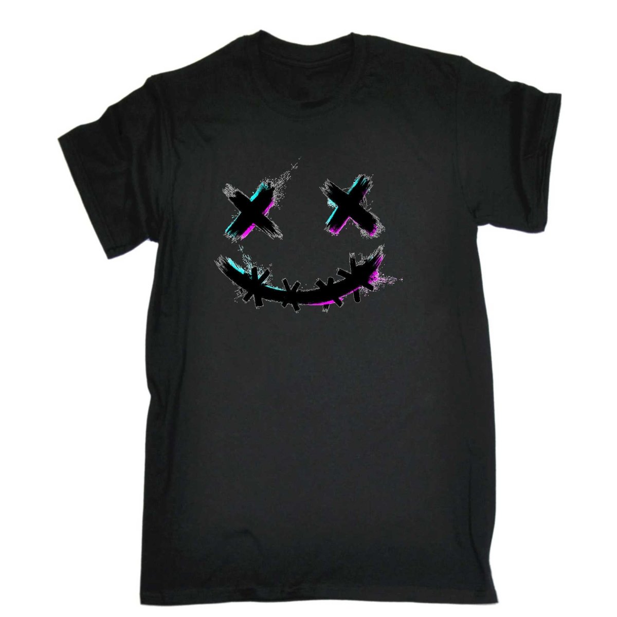 Brush Stroke Smile Fashion - Mens Funny T-Shirt Tshirts - 123t Australia | Funny T-Shirts Mugs Novelty Gifts