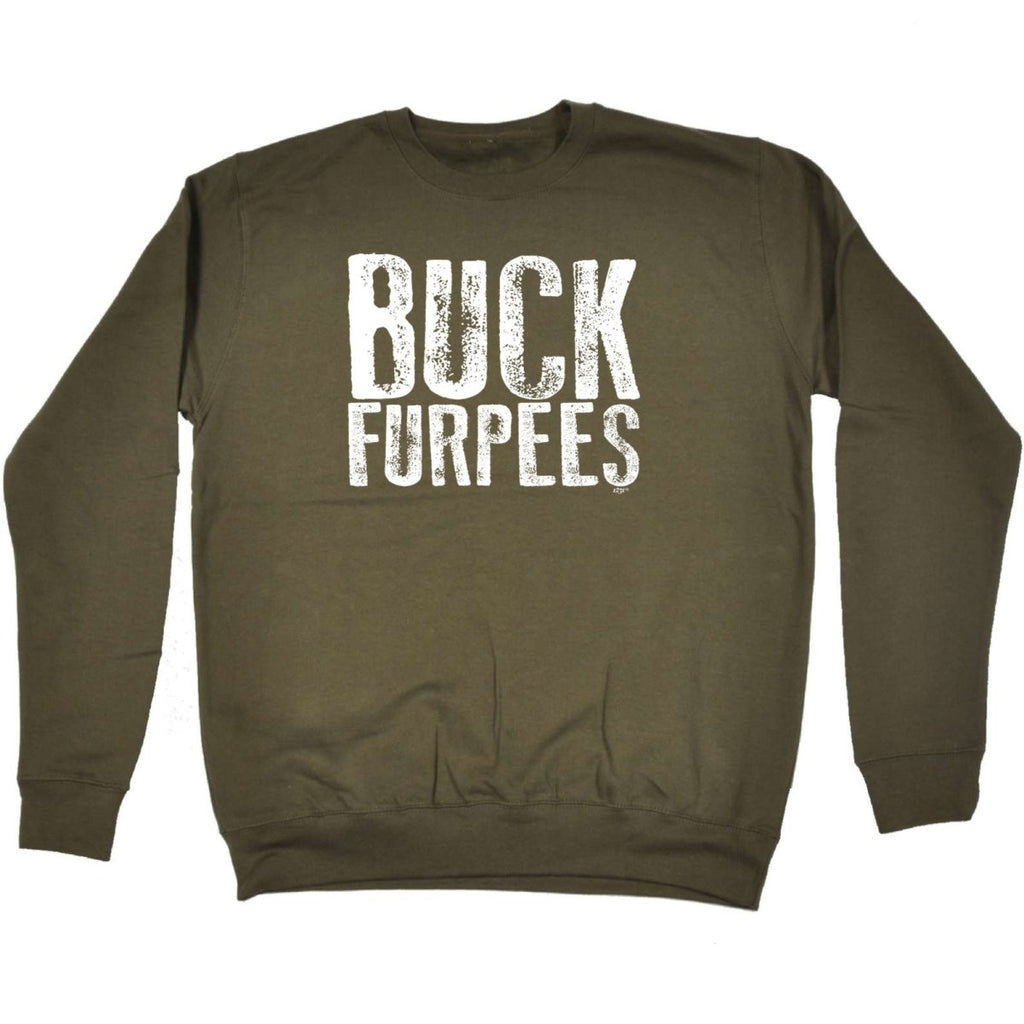 Buck Furpees - Funny Novelty Sweatshirt - 123t Australia | Funny T-Shirts Mugs Novelty Gifts