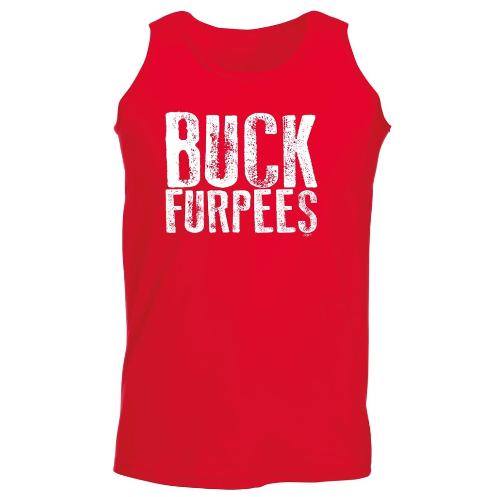 Buck Furpees - Funny Novelty Vest Singlet Unisex Tank Top - 123t Australia | Funny T-Shirts Mugs Novelty Gifts