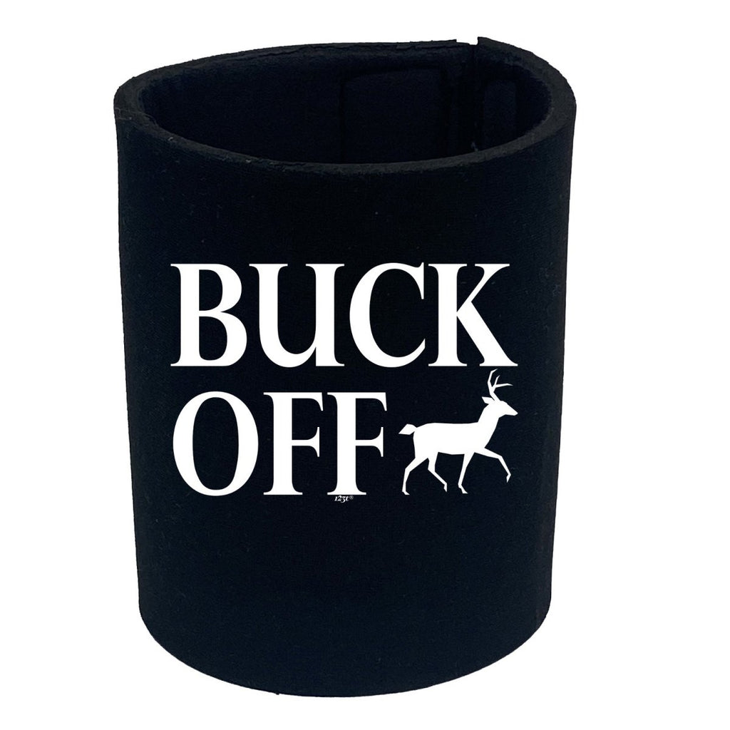 Buck Off - Funny Novelty Stubby Holder - 123t Australia | Funny T-Shirts Mugs Novelty Gifts