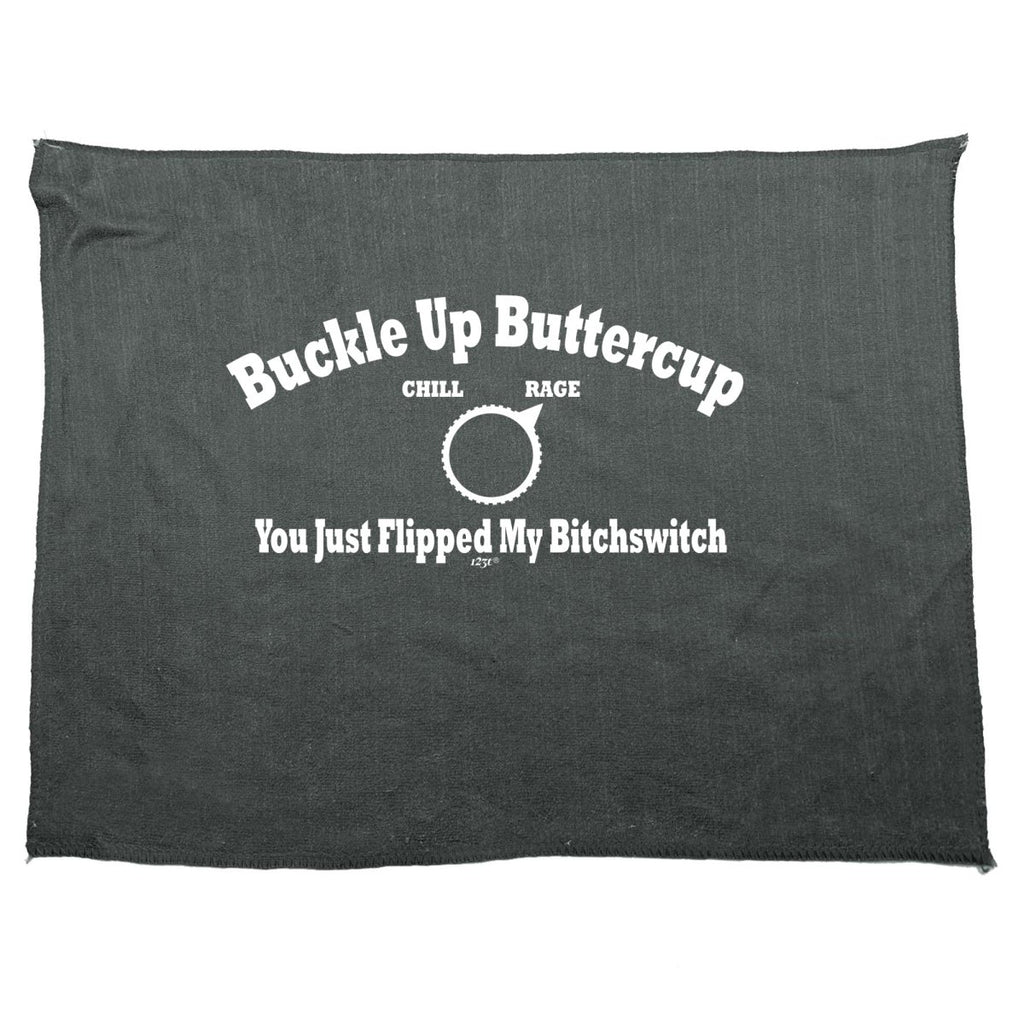 Buckle Up Buttercup - Funny Novelty Soft Sport Microfiber Towel - 123t Australia | Funny T-Shirts Mugs Novelty Gifts