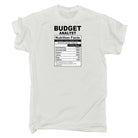 Budget Analyst Nutrition Facts - Mens Funny T-Shirt Tshirts - 123t Australia | Funny T-Shirts Mugs Novelty Gifts