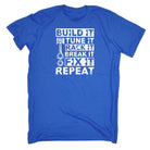 Build Tune Race Break Fix It Repeat Racing Car Mechanic - Mens Funny T-Shirt Tshirts - 123t Australia | Funny T-Shirts Mugs Novelty Gifts